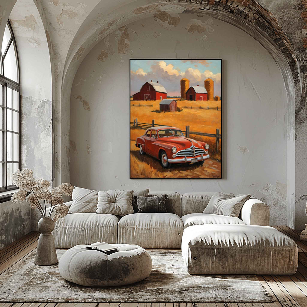1953 Starlight Coupe Revival - Barn Edition | Poster Canvas - AquilVision