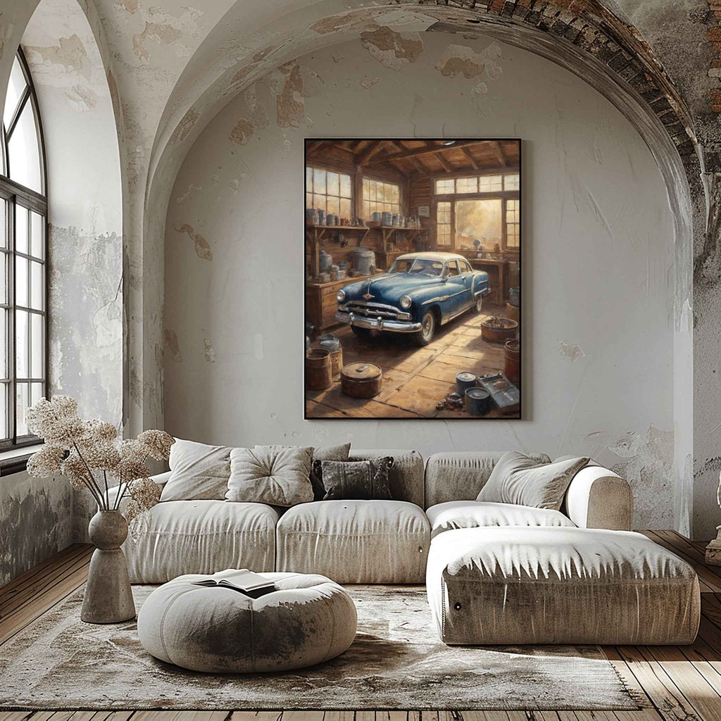 1953 StepDown Racing Legend - Garage Edition | Poster Canvas - AquilVision