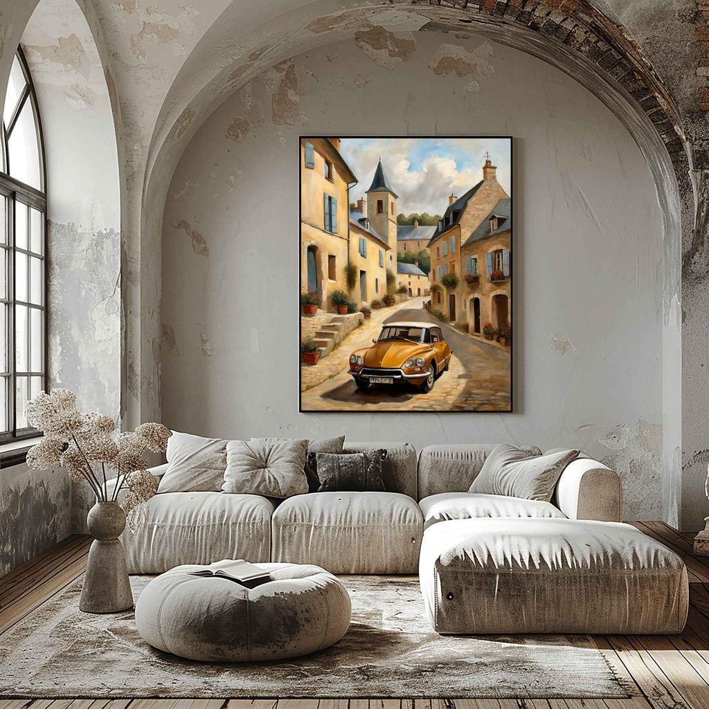 1970 French Hydropneumatic Art - Village Edition | Poster & Canvas - AquilVision