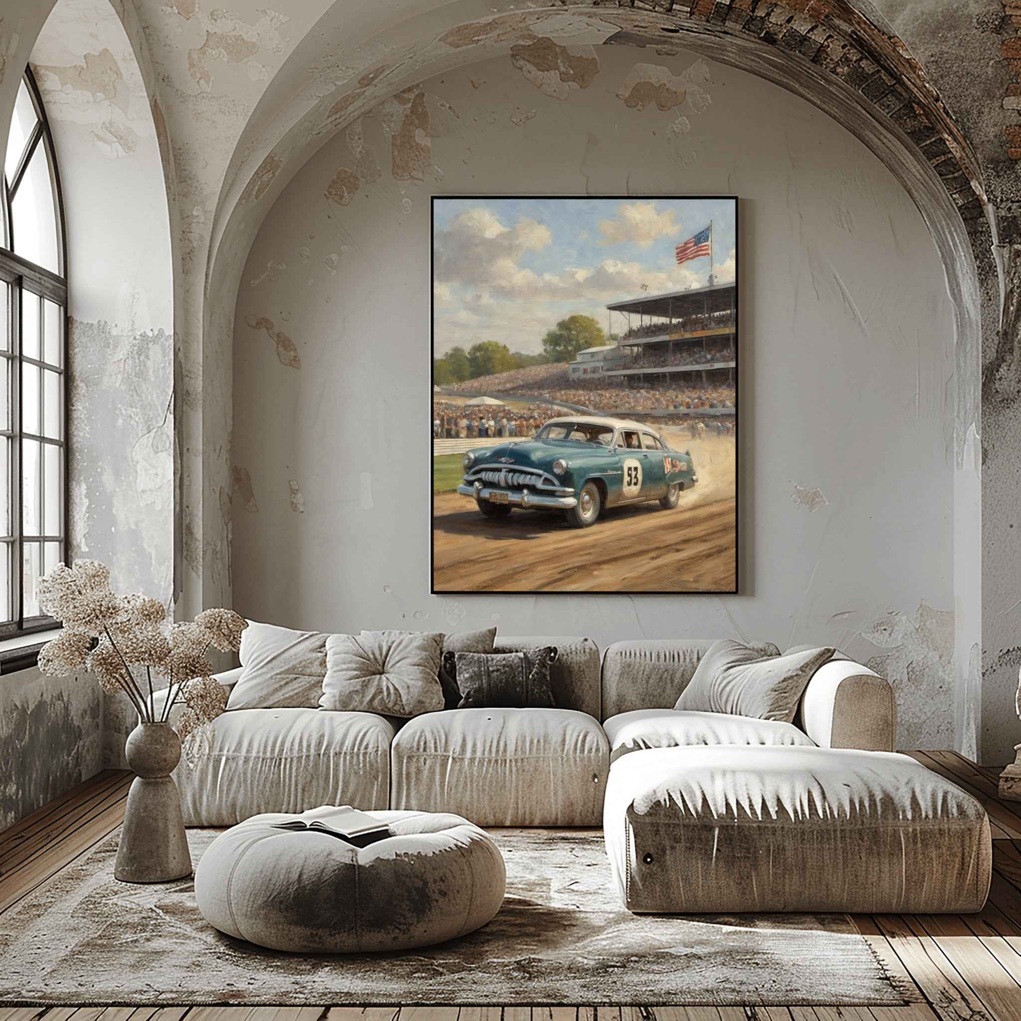 1953 StepDown Racing Legend - Race Car Edition | Poster Canvas - AquilVision