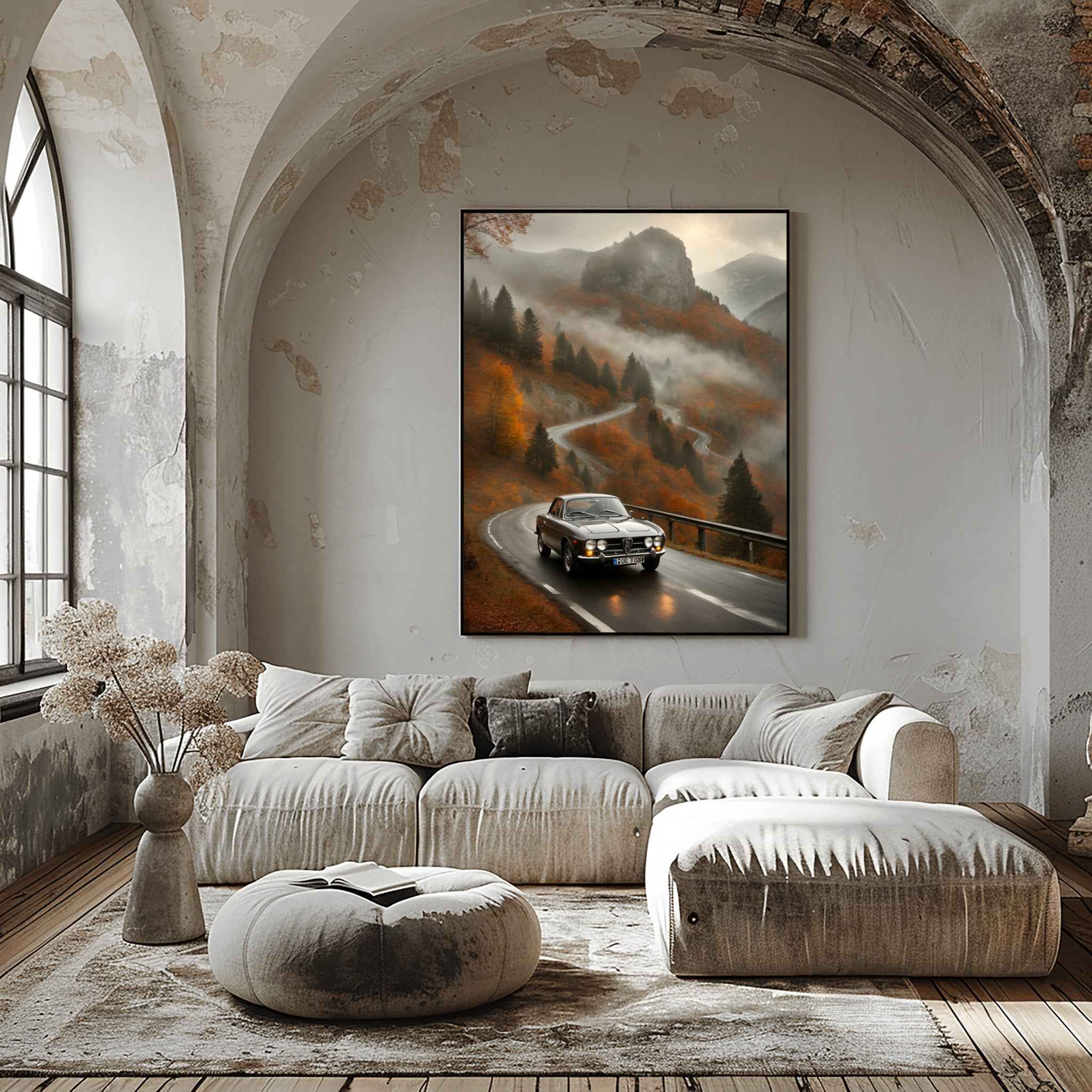 1972 Lancia Rally Warrior - Mountain Edition | Poster Canvas