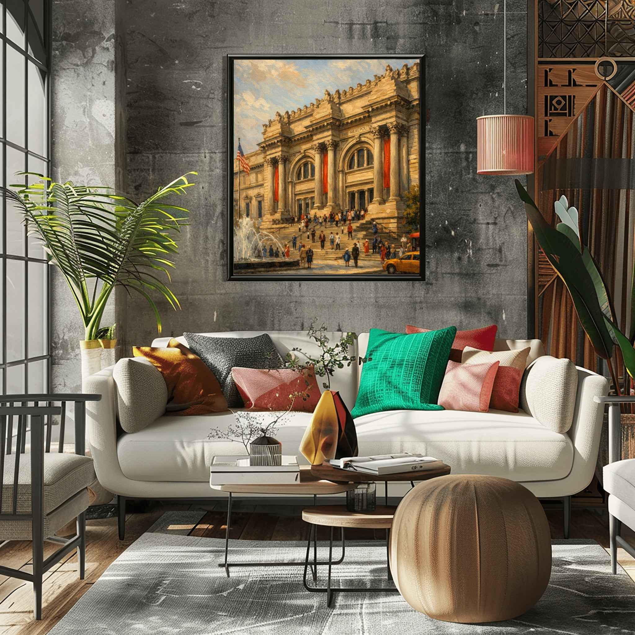 Metropolitan Museum Poster Canvas Artwork - New York Collection