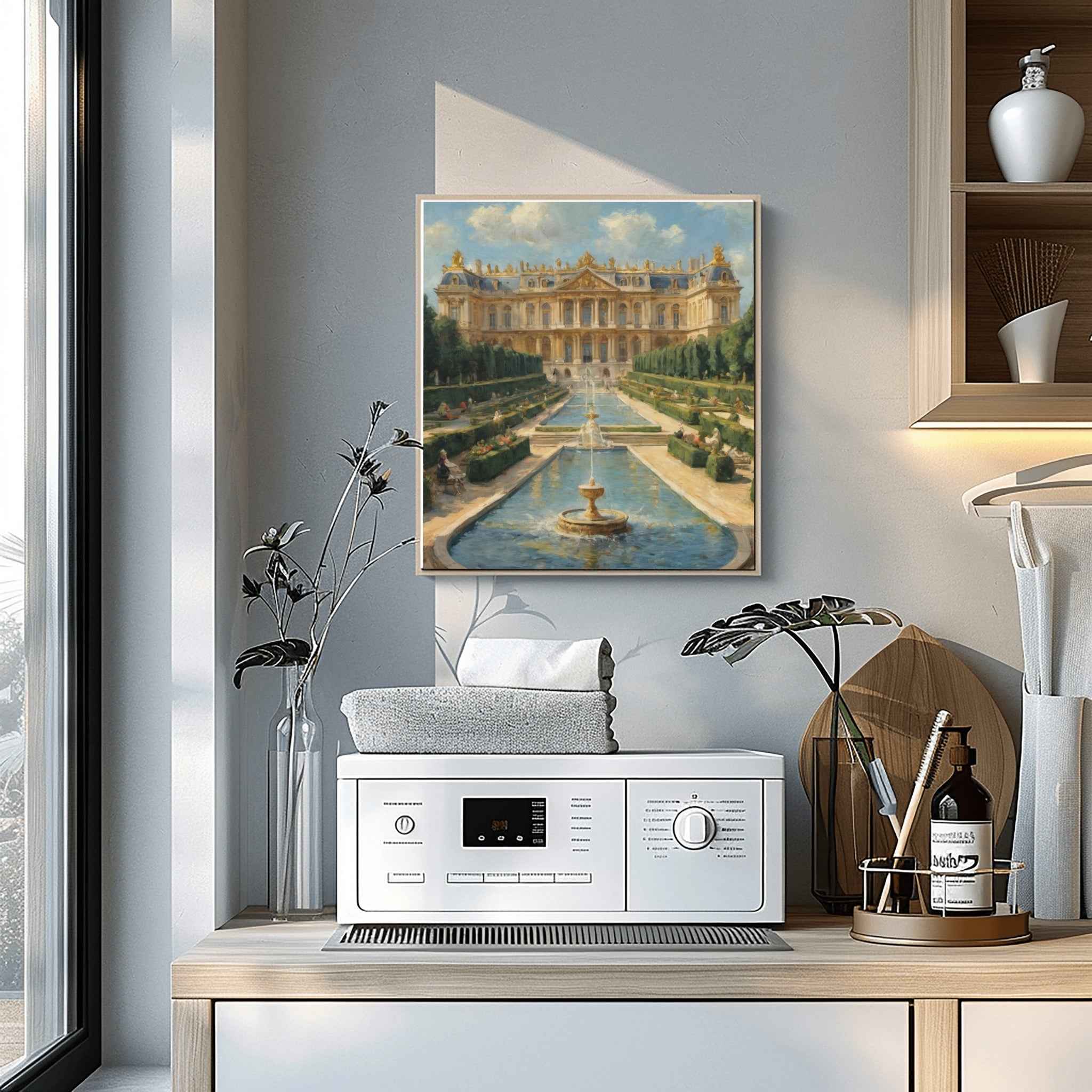 Versailles Palace Poster Canvas Artwork - Paris Collection