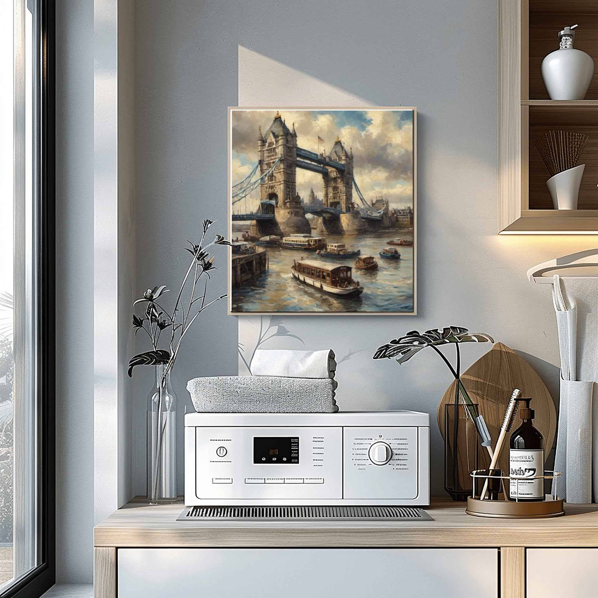 Tower Bridge Poster Canvas Artwork - London Collection