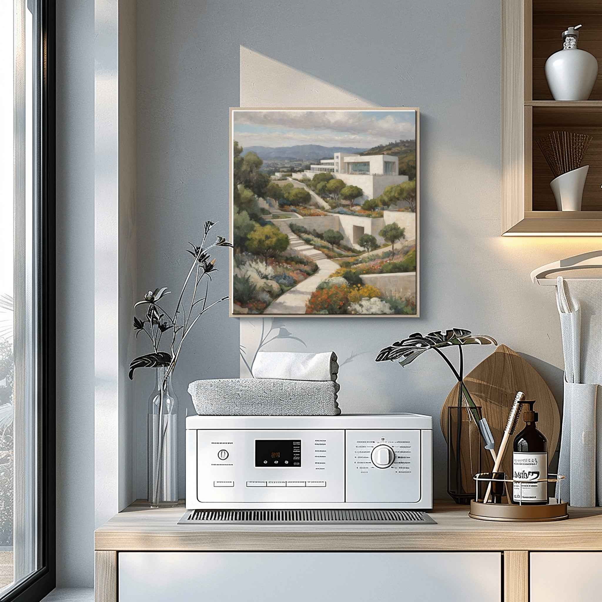 The Getty Center Poster Canvas Artwork - Los Angeles Collection