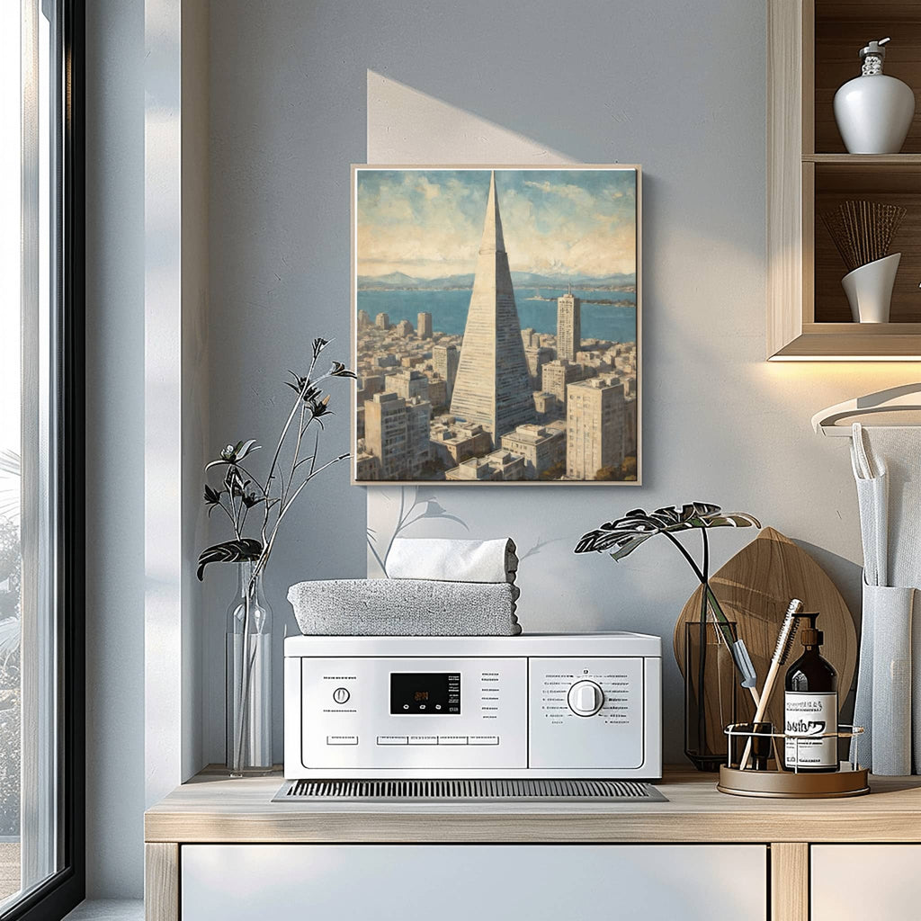 Transamerica Pyramid Poster Canvas Artwork - San Francisco Collection