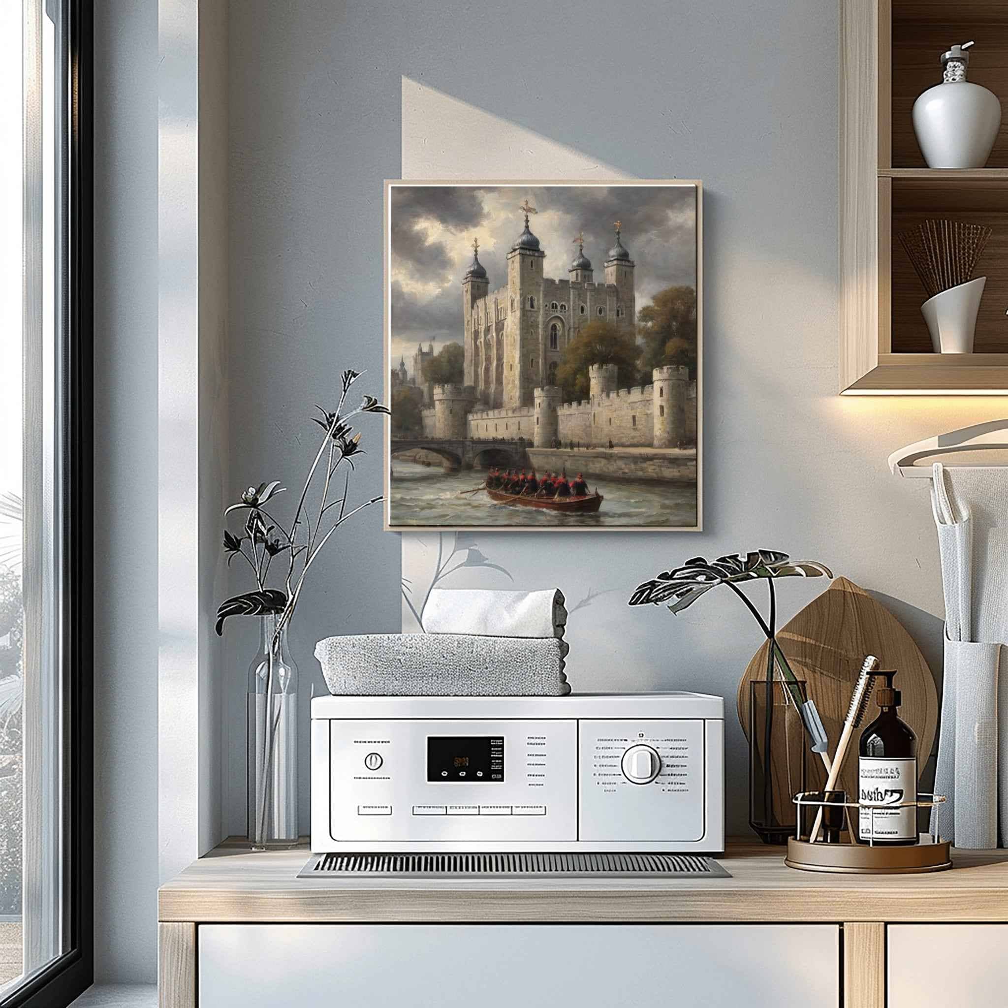 Tower of London Poster Canvas Artwork - London Collection