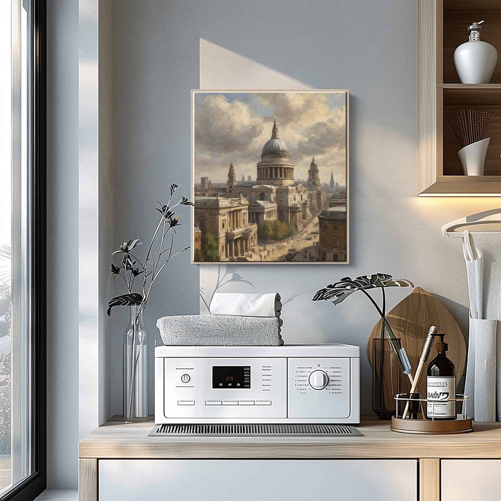 St Paul's Cathedral Poster Canvas Artwork - London Collection