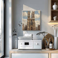 Westminster Abbey Poster Canvas Artwork - London Collection