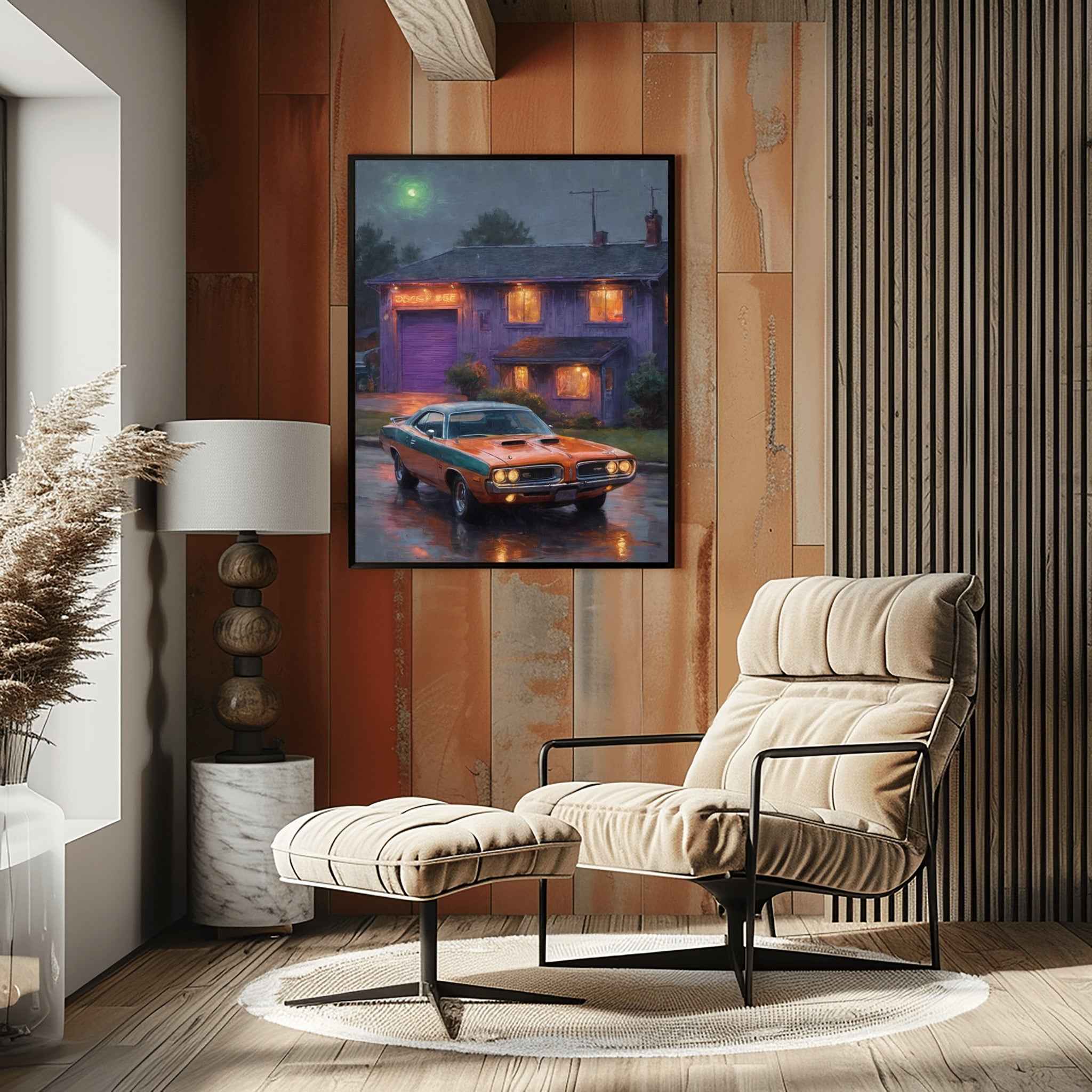 1971 Super Bee Spirit - Night Edition | Poster Canvas