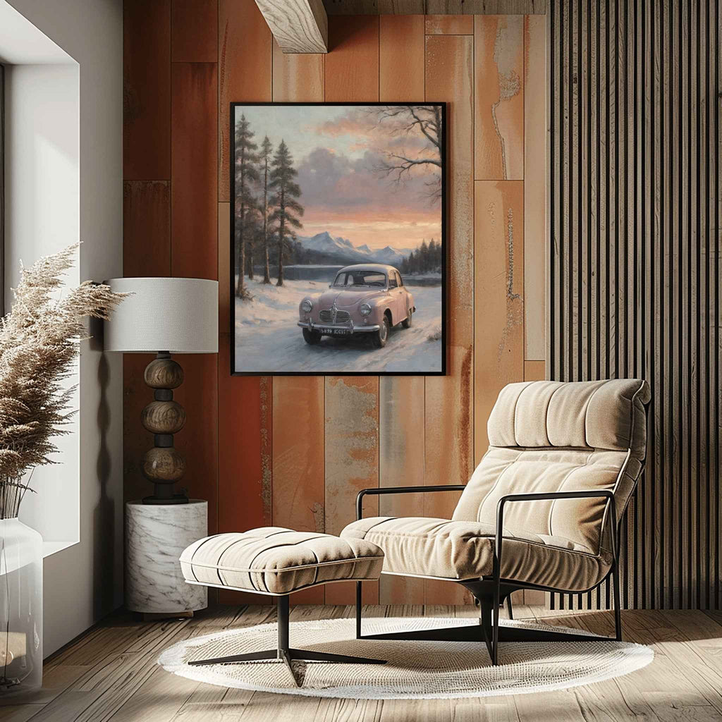 1960 Swedish Rally Legend - Lake Edition | Poster Canvas - AquilVision