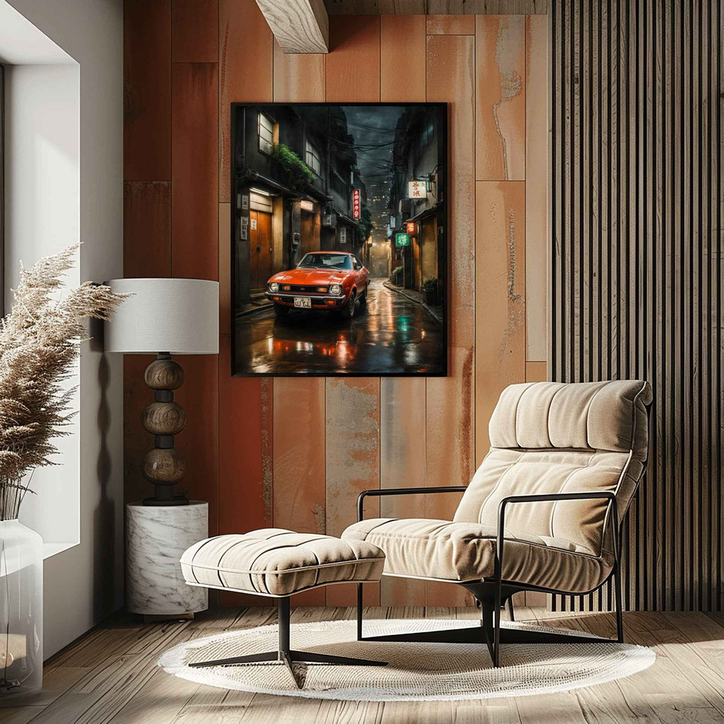 1974 Japanese GT Pioneer - Tokio Edition | Poster Canvas - AquilVision