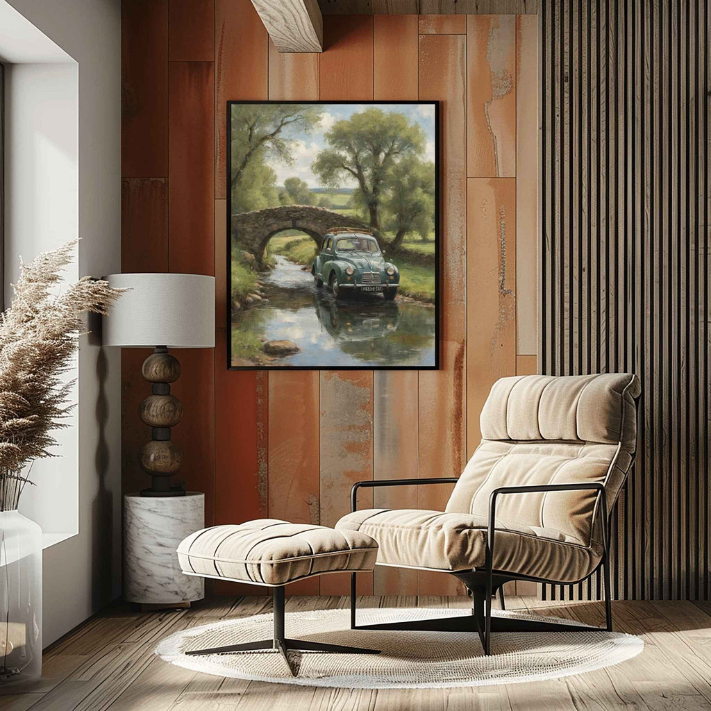 1952 French Economy Pioneer - Stone Bridge Edition | Poster Canvas - AquilVision