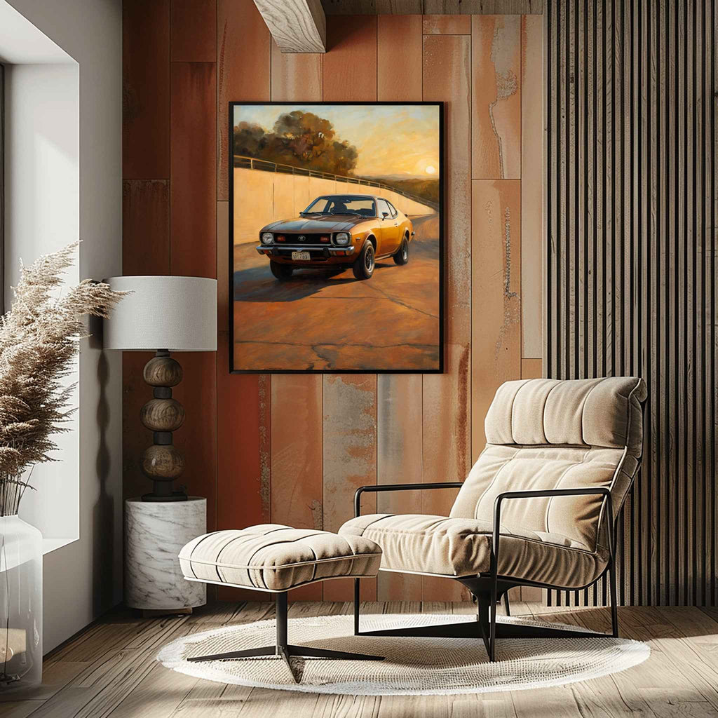 1974 Japanese GT Pioneer - Racetrack Edition | Poster Canvas - AquilVision