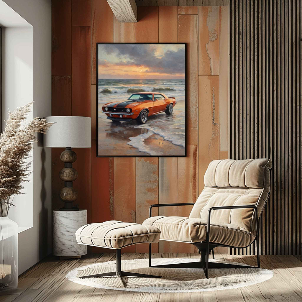 1969 Z28 Power Edition - Coastal Edition | Poster Canvas - AquilVision