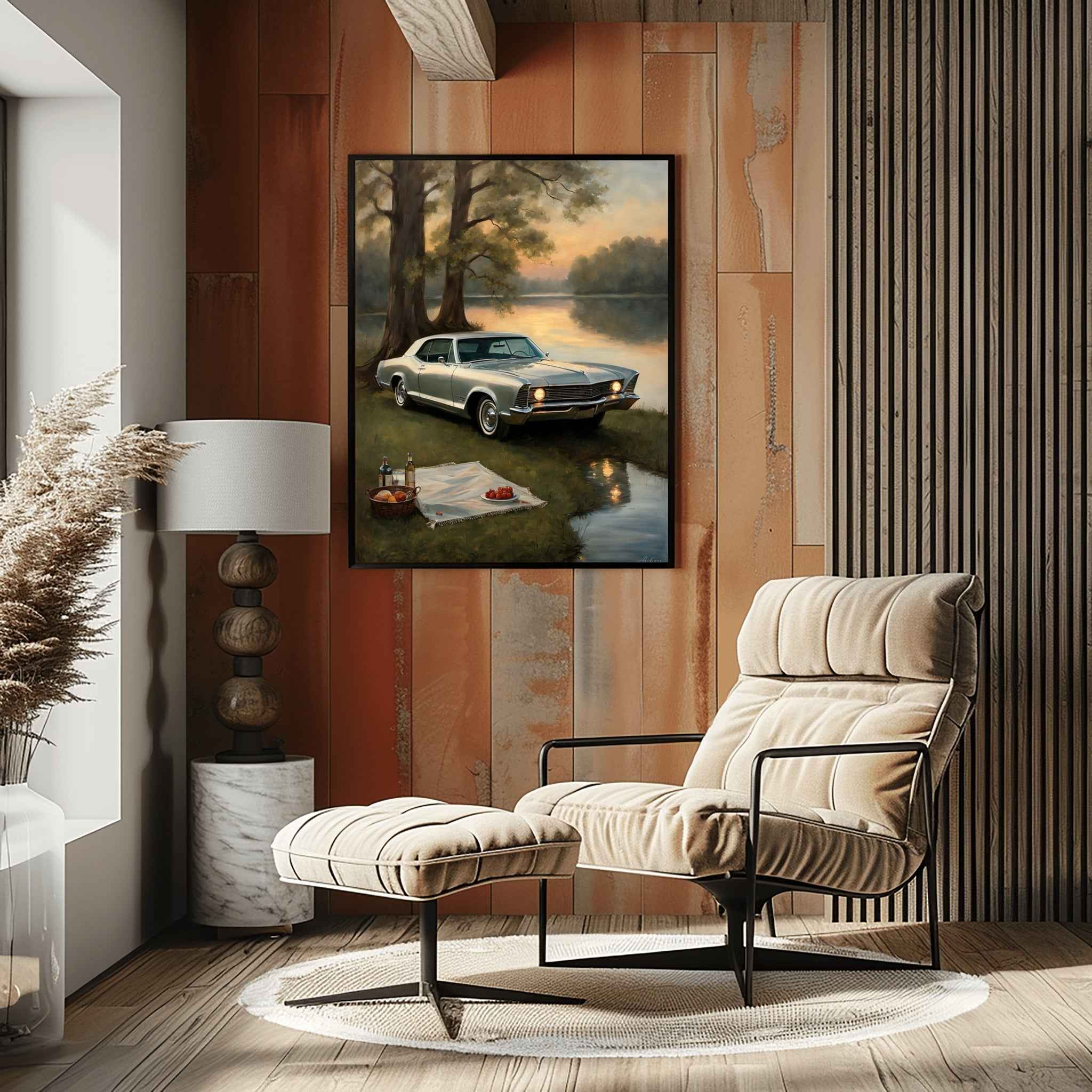 1965 Riviera Gran Sport - Lake Edition | Poster Canvas