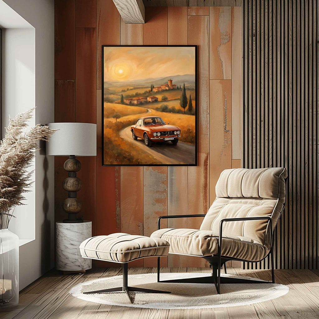 1972 Lancia Rally Warrior - Tuscany Edition | Poster Canvas