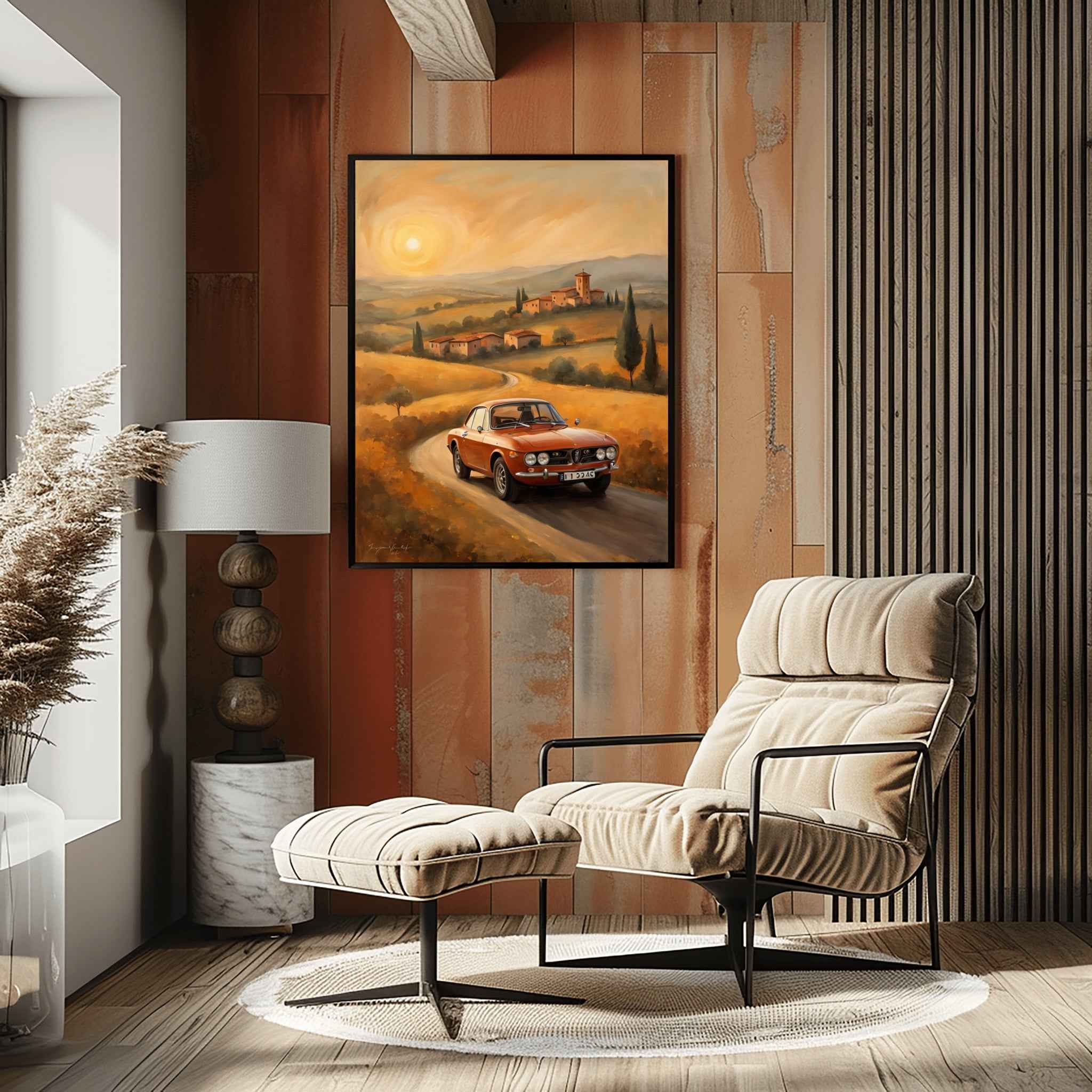 1972 Lancia Rally Warrior - Tuscany Edition | Poster Canvas