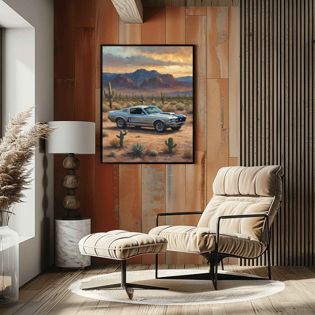 1968 Shelby Muscle Icon - Desert Edition | Poster Canvas - AquilVision