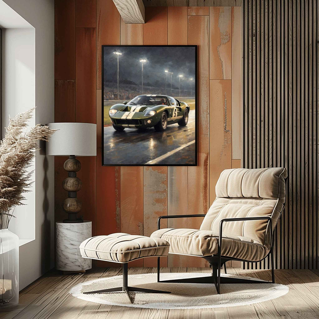 1966 Le Mans Victor - Night Edition | Poster Canvas - AquilVision