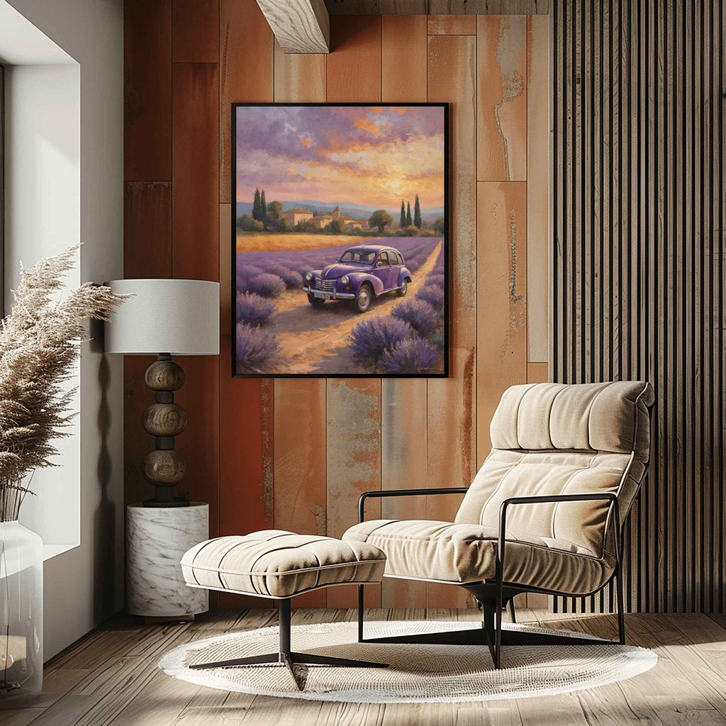 1952 French Economy Pioneer - Lavender Edition | Poster Canvas - AquilVision