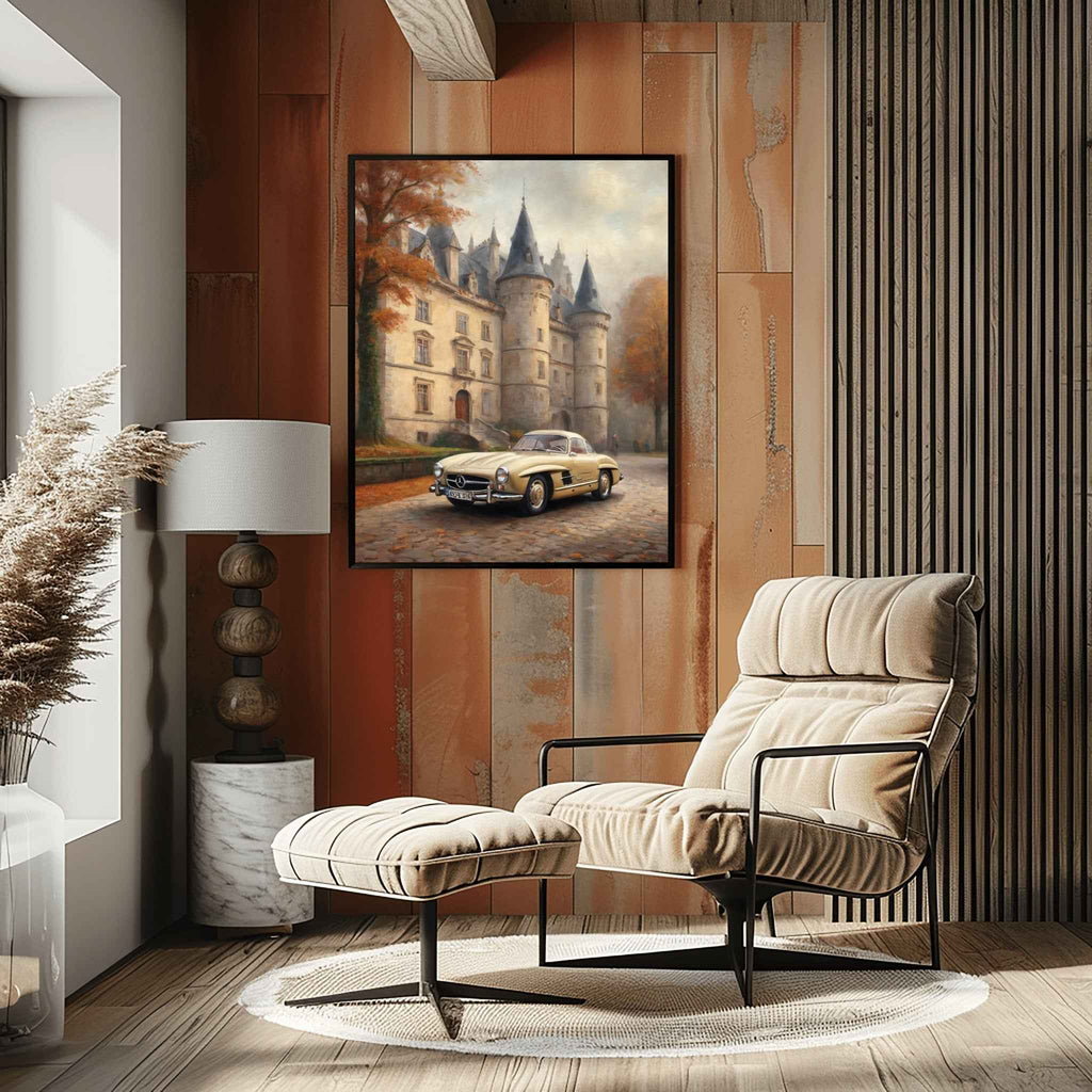 1955 German Gullwing Icon - Castle Edition | Poster Canvas - AquilVision