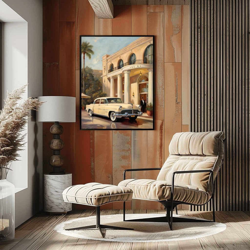 1956 American Formal Luxury Sedan - Hotel Edition | Poster Canvas - AquilVision