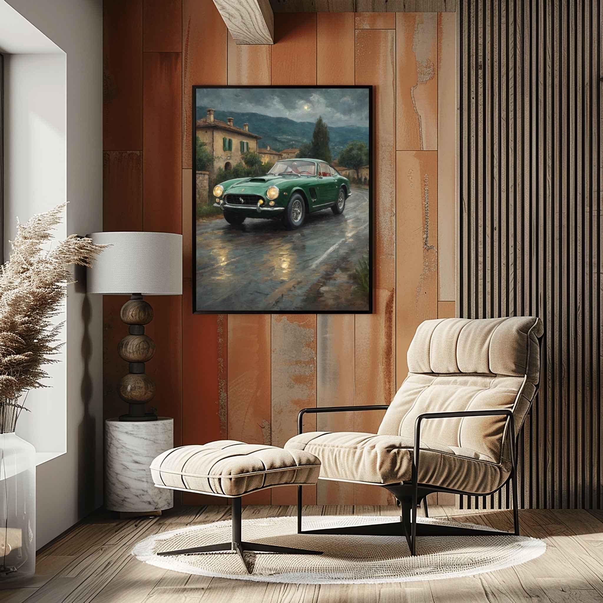 1963 Italian GT Berlinetta - Night Edition | Poster Canvas