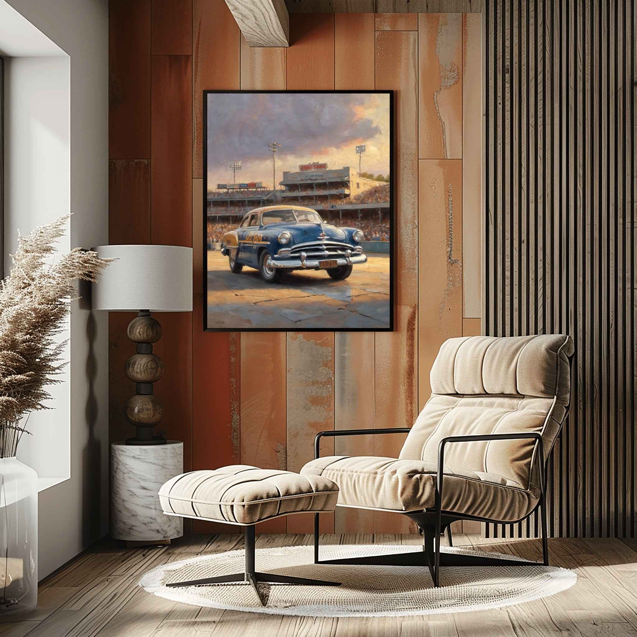 1953 StepDown Racing Legend - Sunset Edition | Poster Canvas - AquilVision