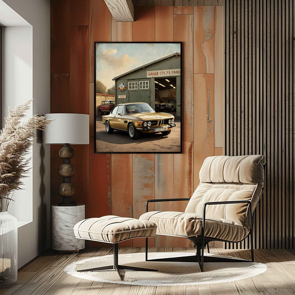 1973 Batmobile CSL Racer - Garage Edition | Poster Canvas - AquilVision