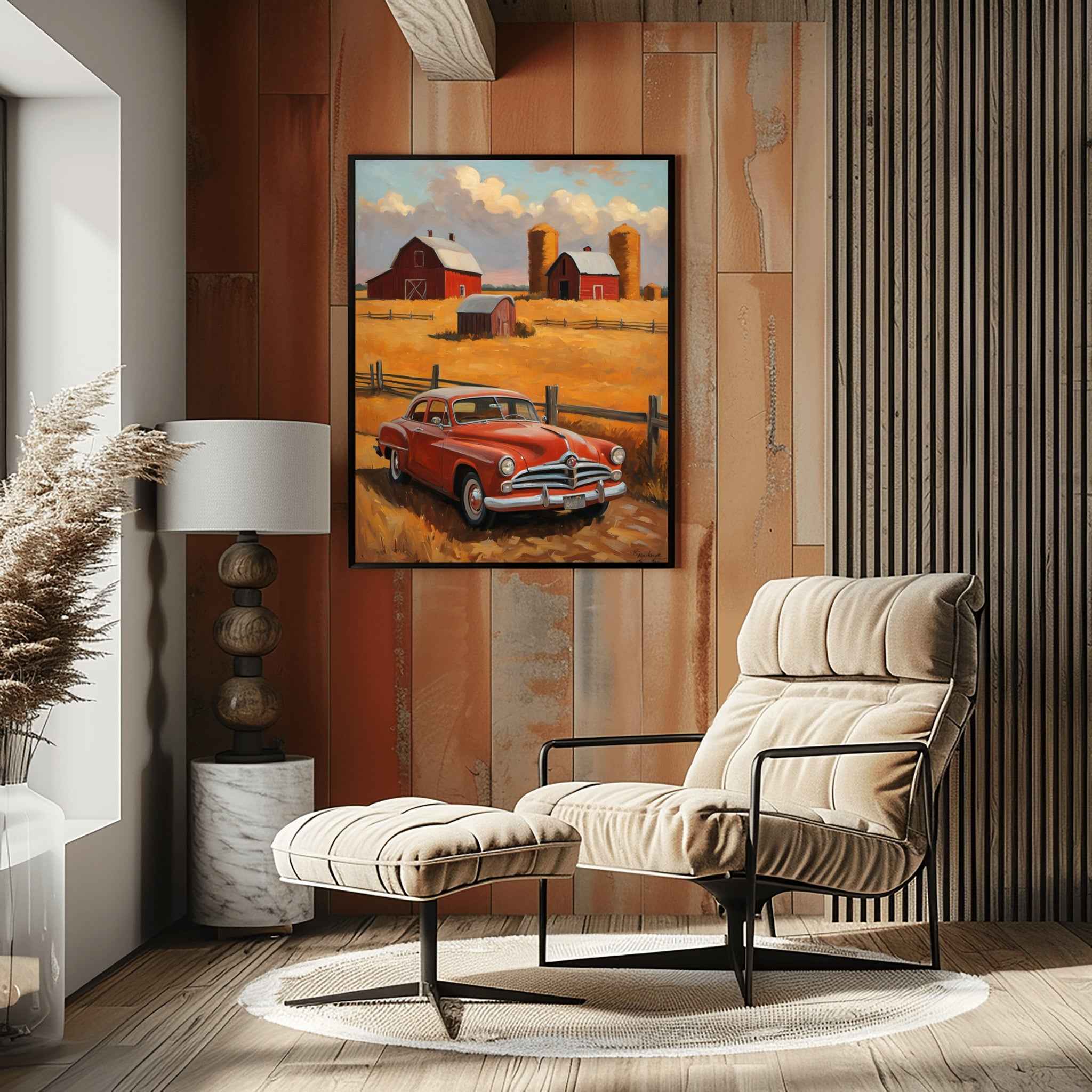 1953 Starlight Coupe Revival - Barn Edition | Poster Canvas - AquilVision
