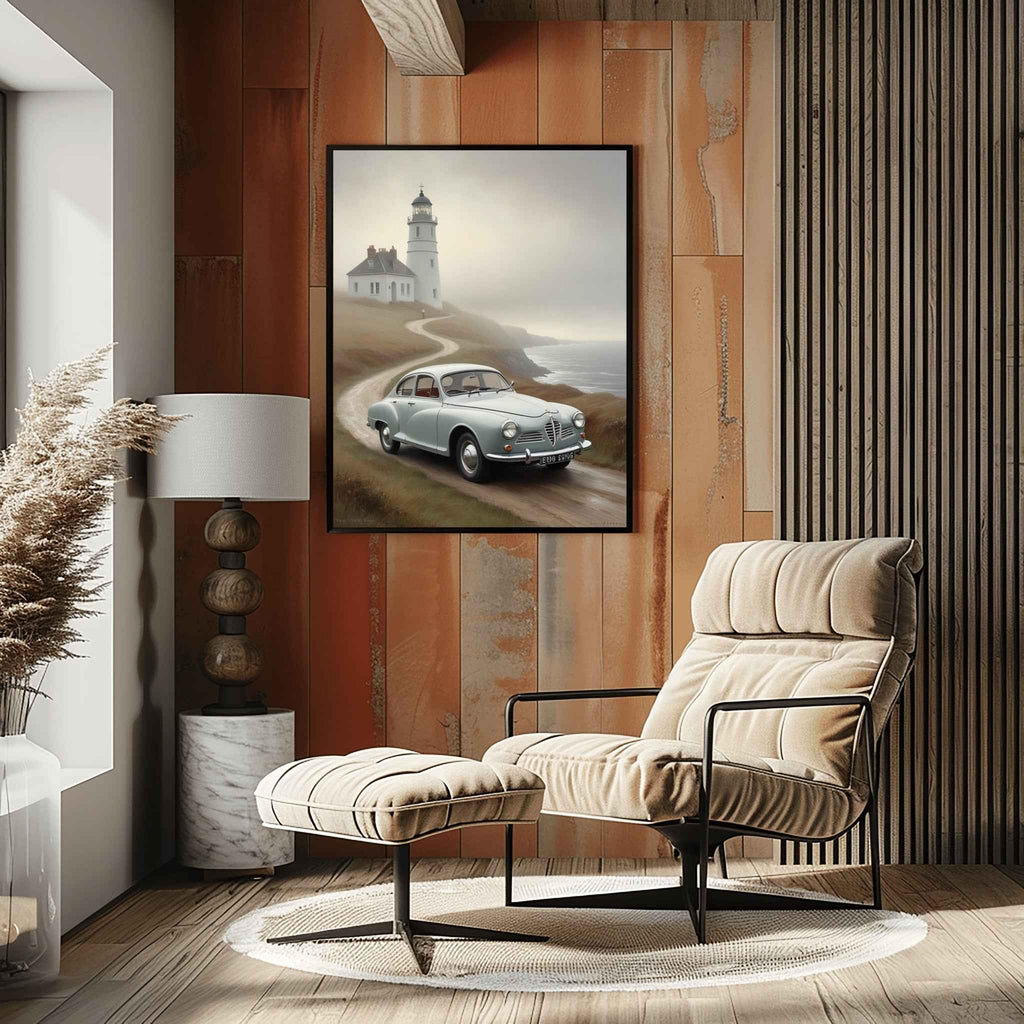 1960 Swedish Rally Legend - Lighthouse Edition | Poster Canvas - AquilVision