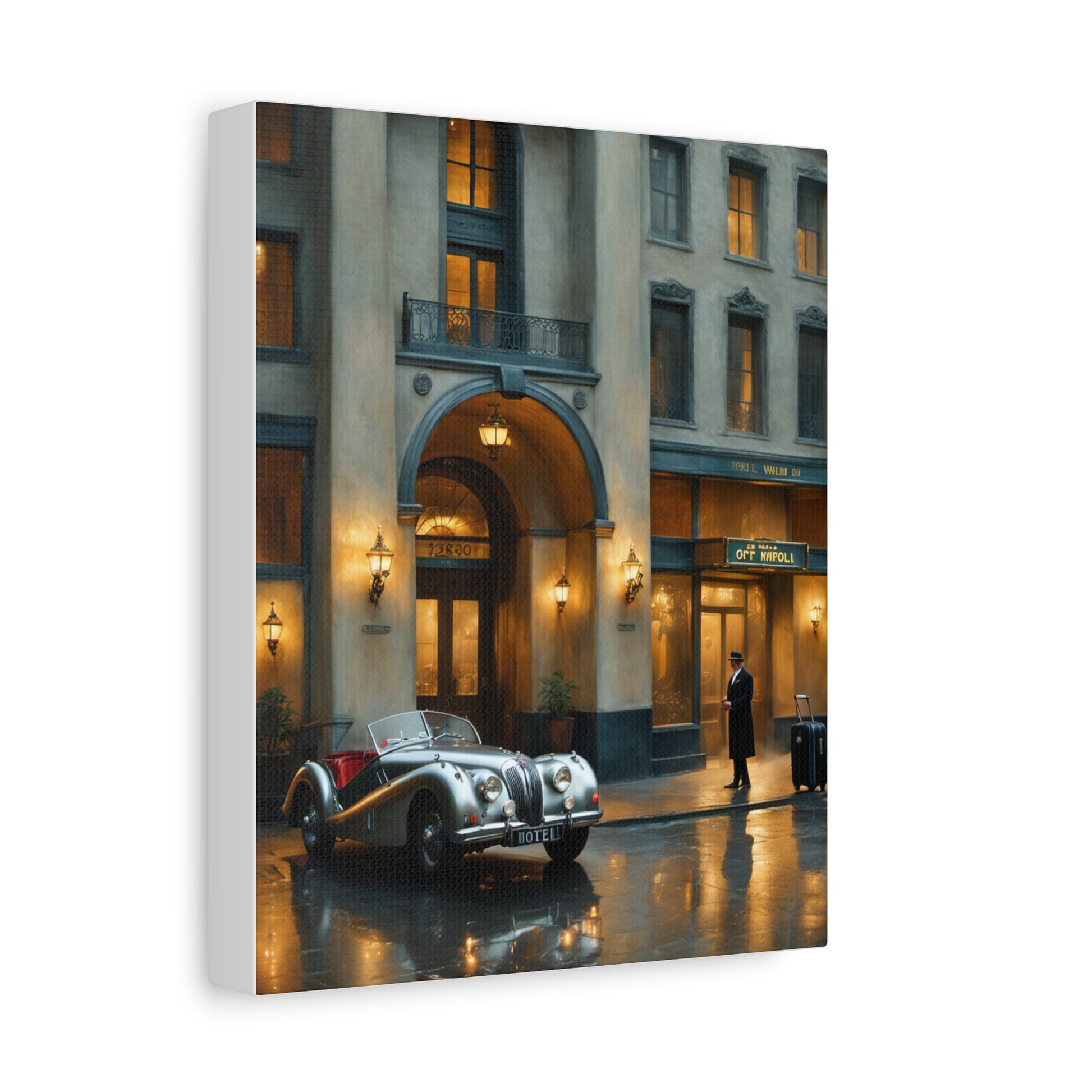 Vintage Car Canvas Wall Art, Classic Automobile Decor, Timeless Home Decoration, Retro Art Print, Unique Gift Idea - AquilVision