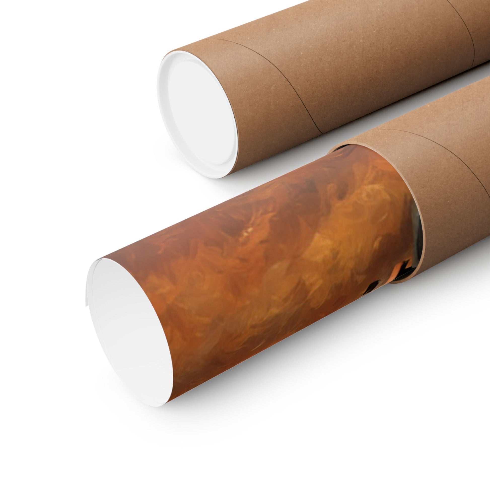 Rustic Farmhouse Matte Poster rolled in a protective tube for easy shipping and storage