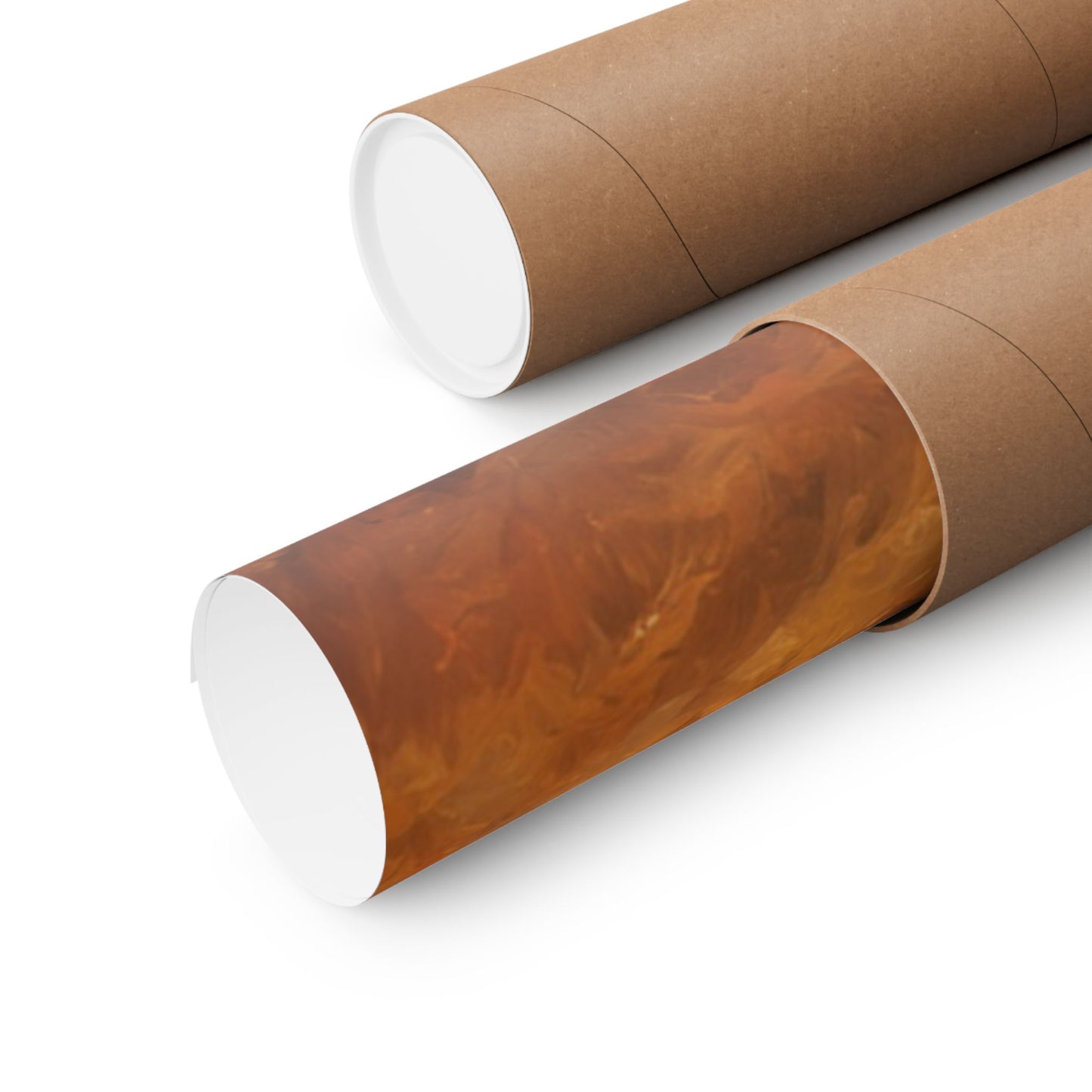 Rustic Farmhouse Matte Poster rolled for safe delivery in a protective tube