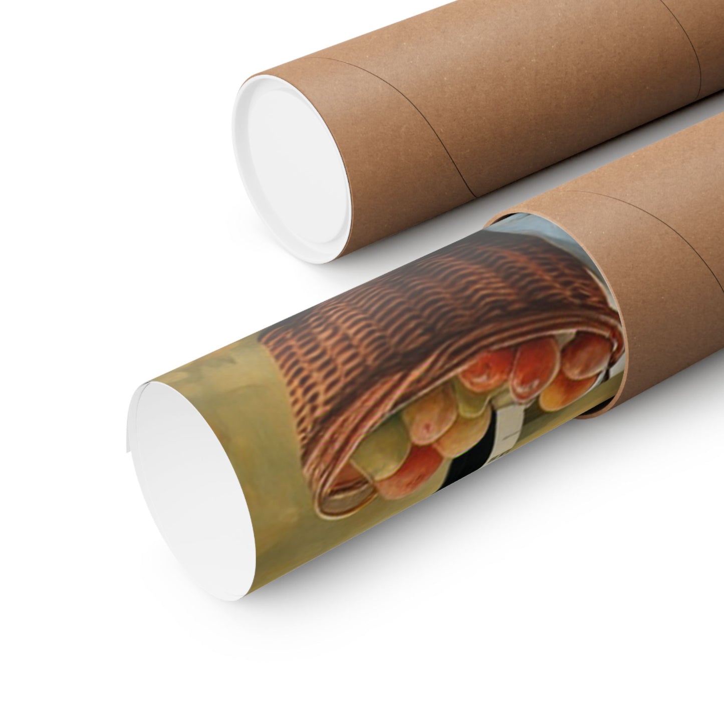 Scenic Vintage Car Matte Vertical Poster rolled in a protective tube ready for display or gifting