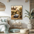 1950 British Racing Roadster - British Village Edition | Poster - Canvas - Framed Canvas - AquilVision