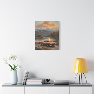 Vintage Car Canvas Print, Automotive Wall Art, Retro Home Decor, Classic Car Lover Gift, Nature and Landscape Art - AquilVision