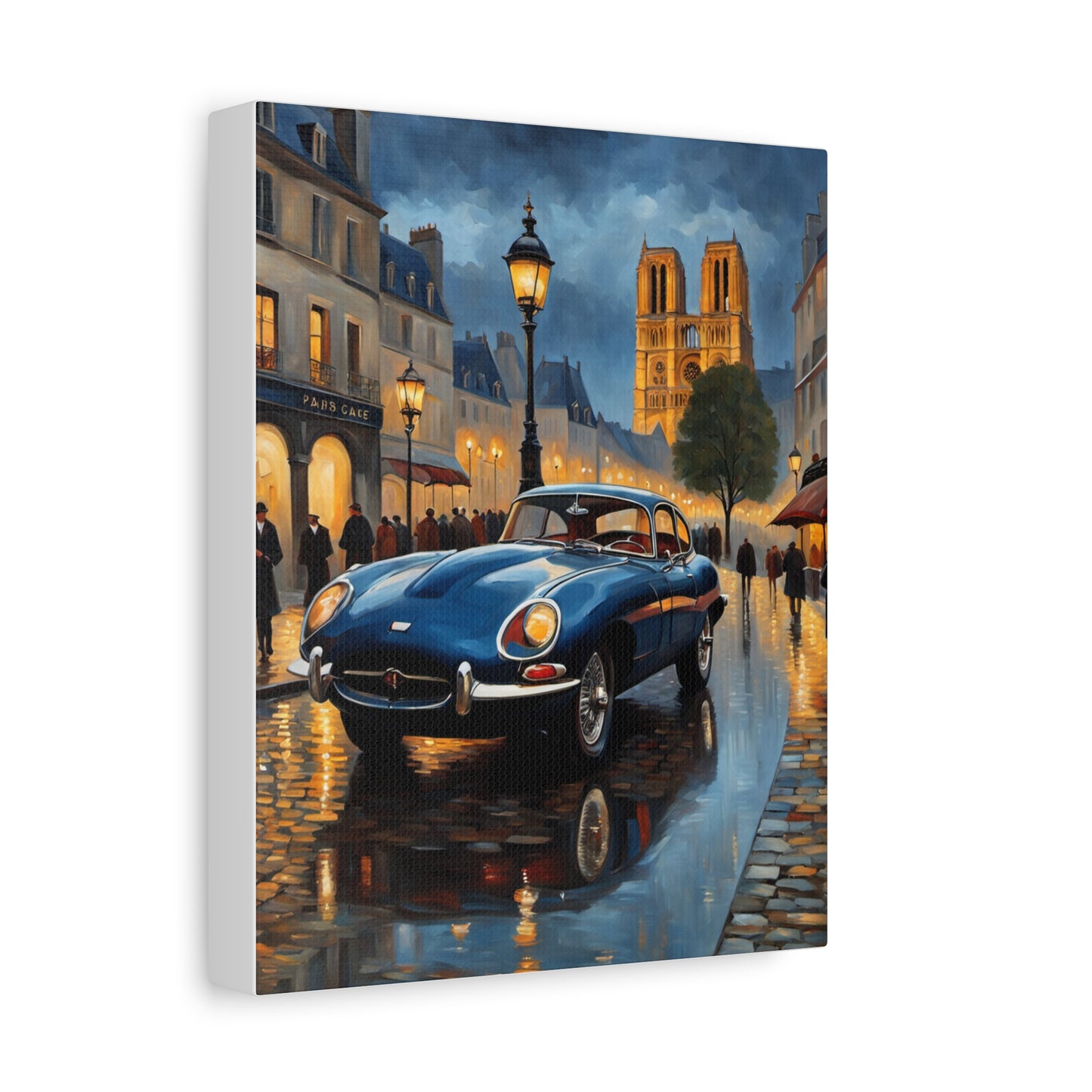 Classic Car Canvas Art, Vintage Car Wall Decor - AquilVision