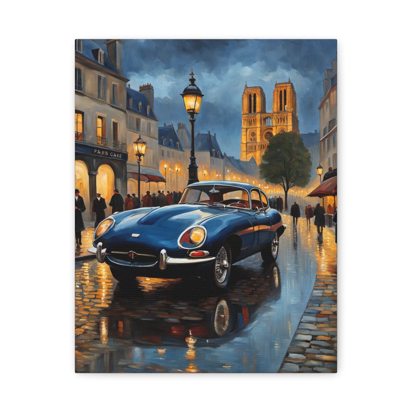 Classic Car Canvas Art, Vintage Car Wall Decor - AquilVision
