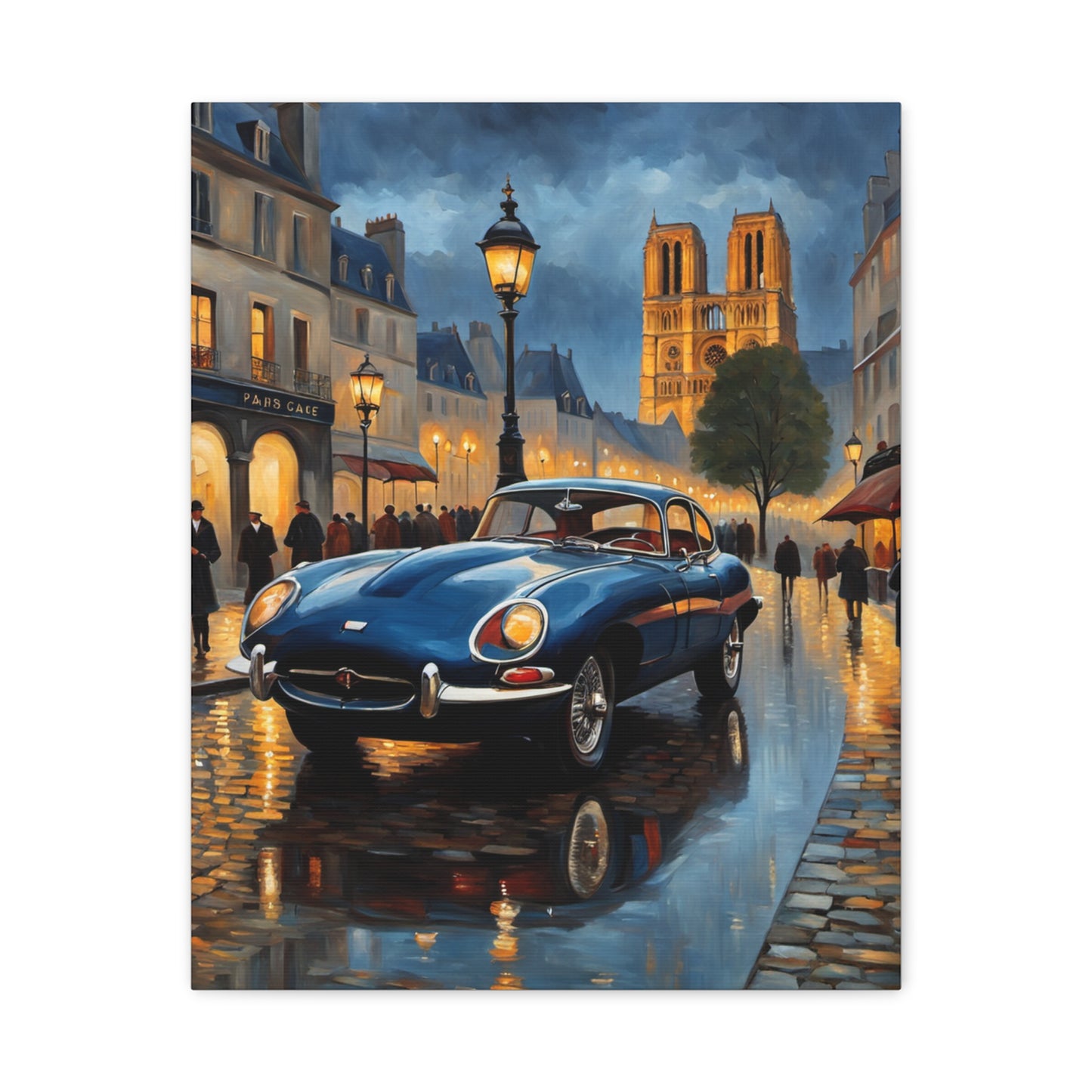 Classic Car Canvas Art, Vintage Car Wall Decor - AquilVision