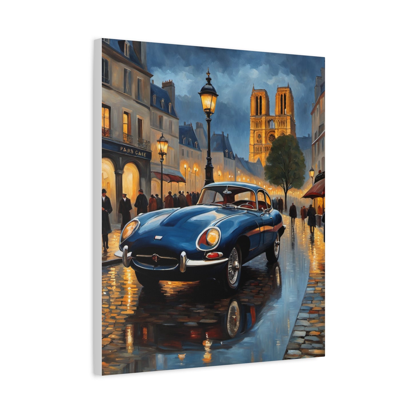 Classic Car Canvas Art, Vintage Car Wall Decor - AquilVision
