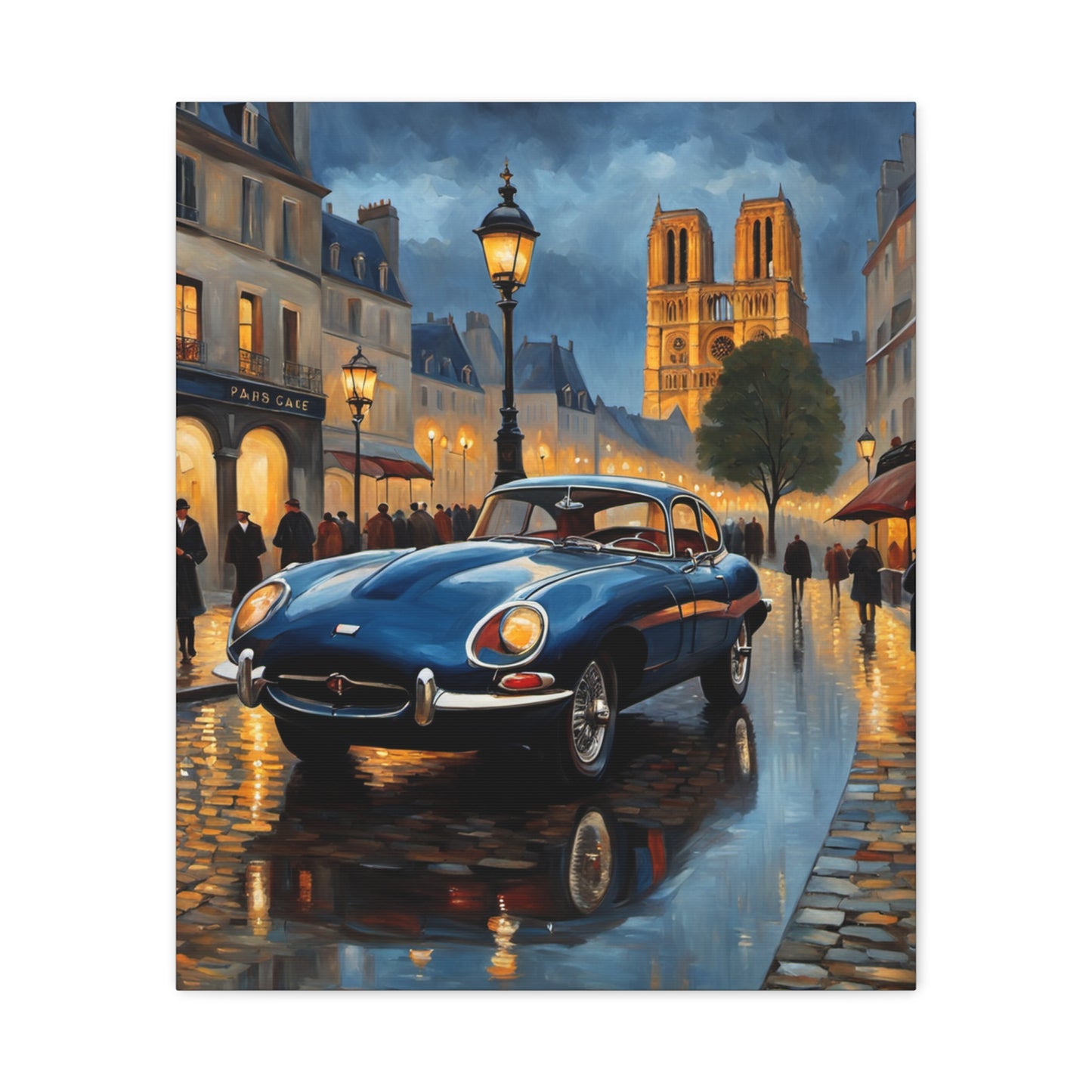 Classic Car Canvas Art, Vintage Car Wall Decor - AquilVision