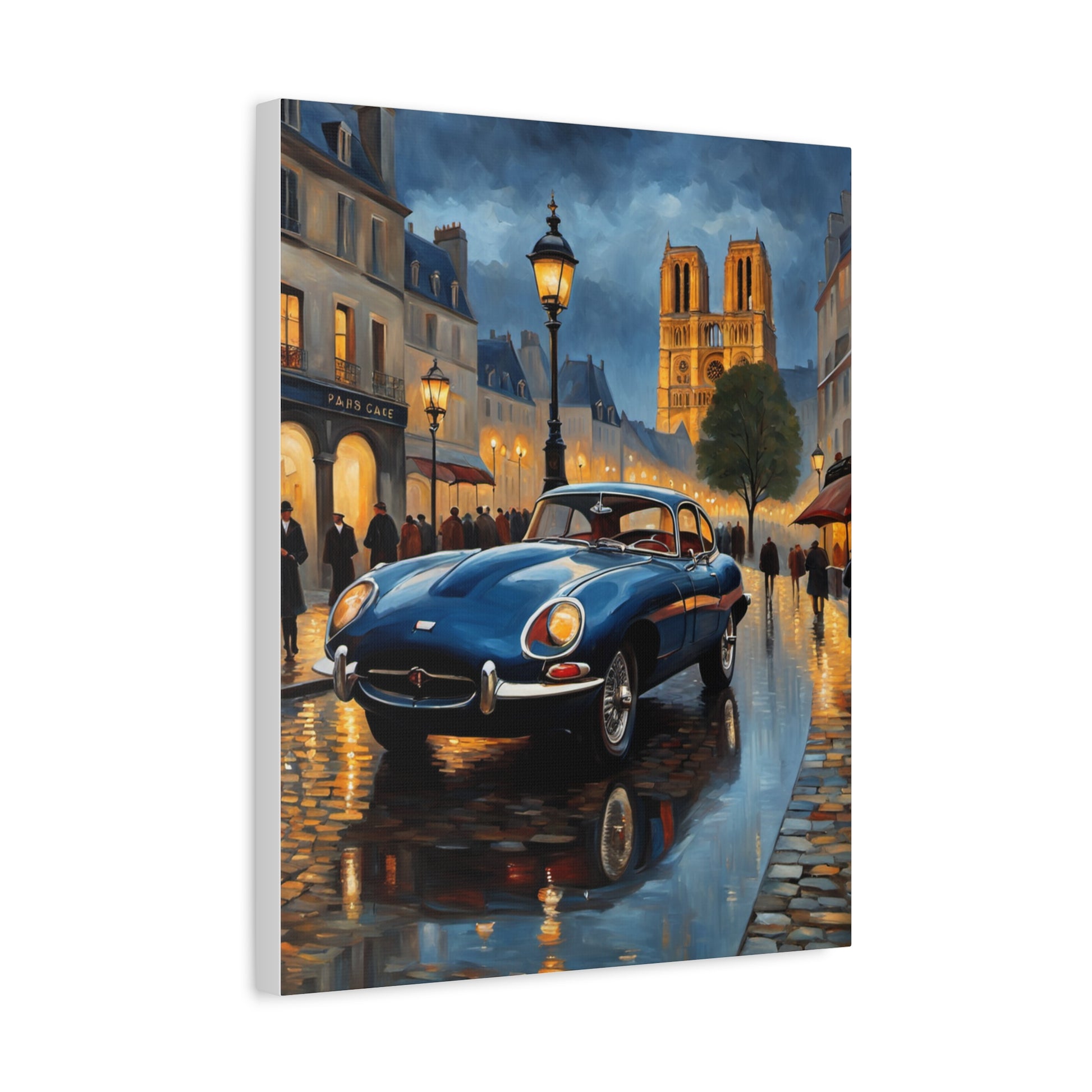 Classic Car Canvas Art, Vintage Car Wall Decor - AquilVision