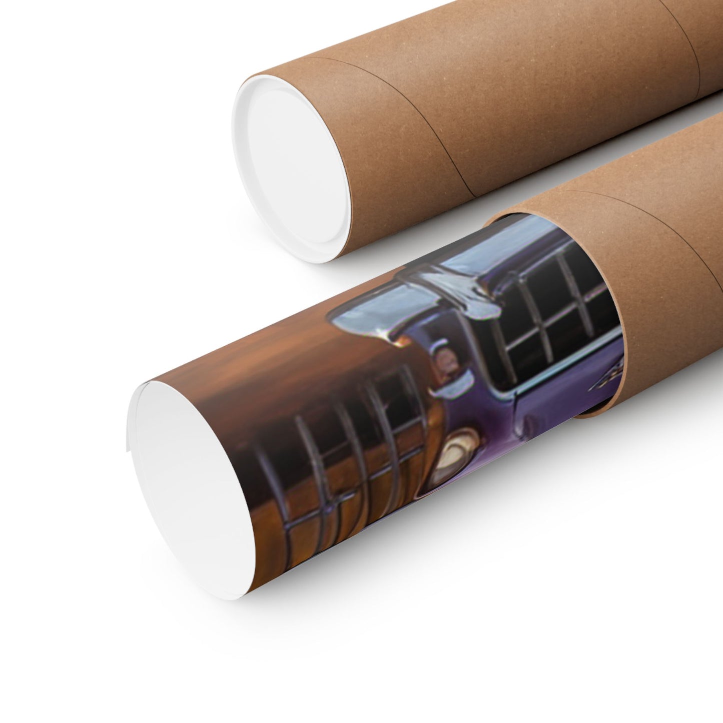 Vintage Carnival Poster rolled and packaged in a protective tube for easy shipping